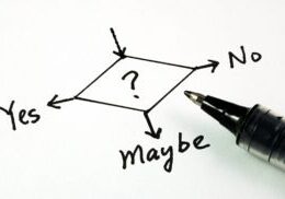 Yes, No, Or Maybe Concepts Of Making Business Decision